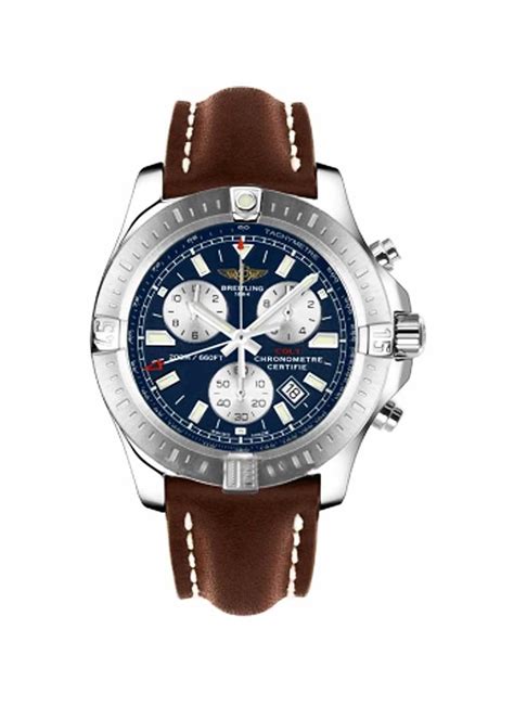 breitling colt brown leather|breitling colt military watch.